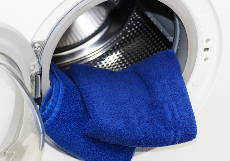ble towels inside a tumble dryer